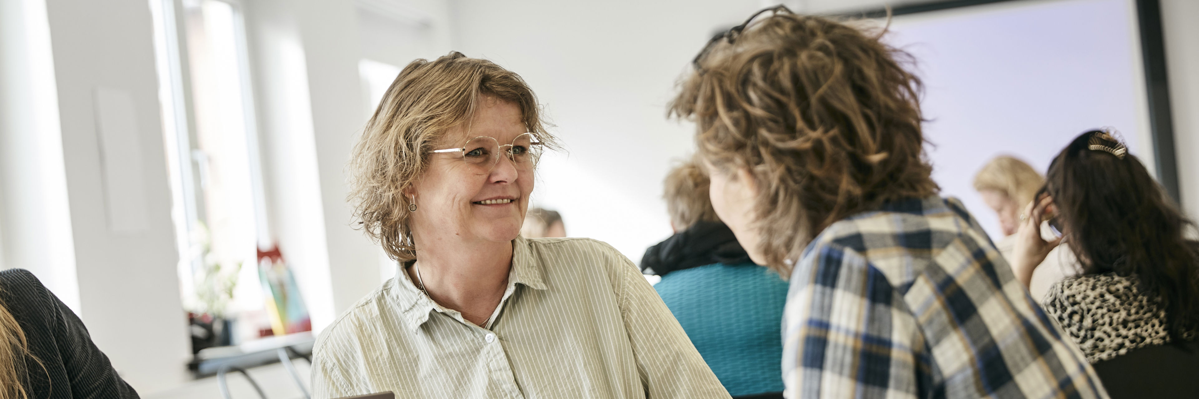 To personer på Skolernes Udviklingscenter