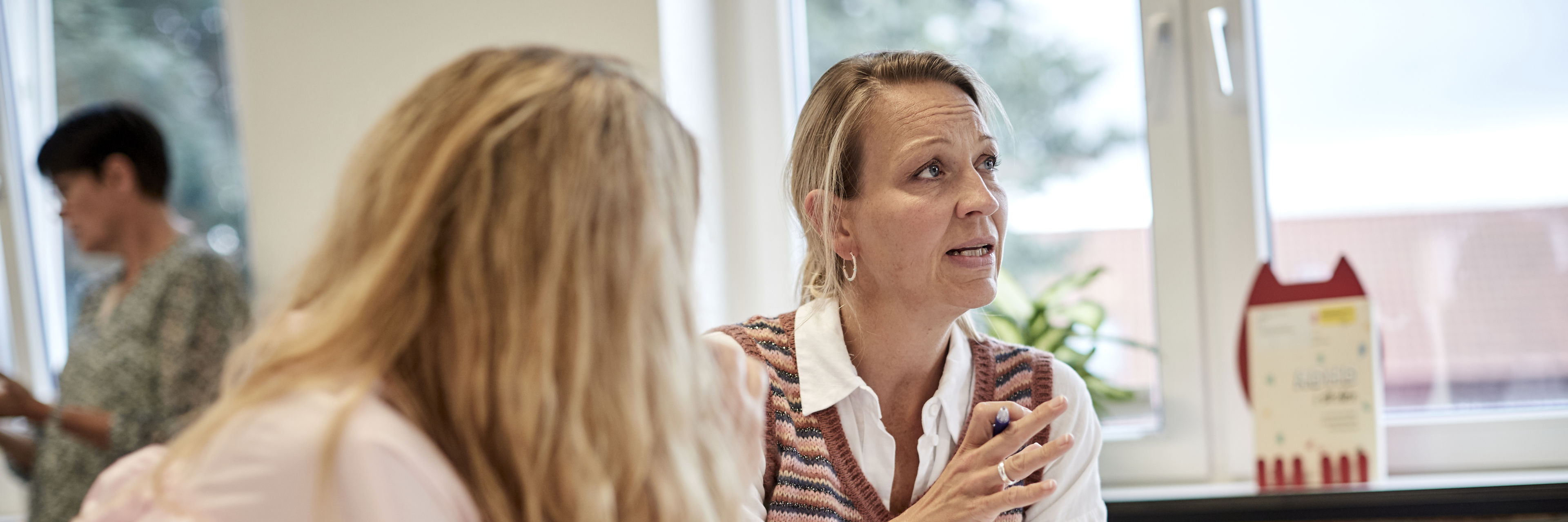 To personer på Skolernes Udviklingscenter