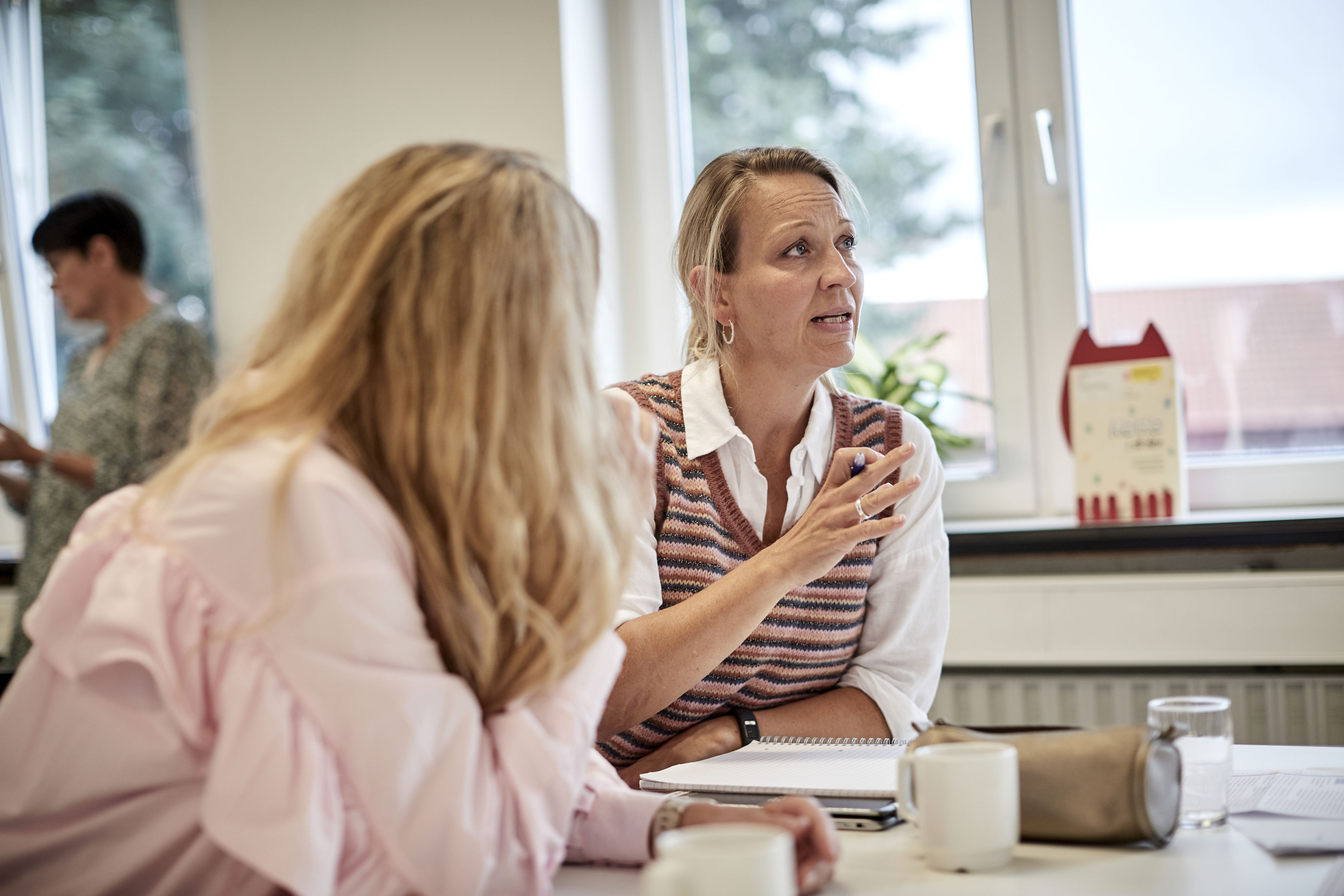 To personer på Skolernes Udviklingscenter